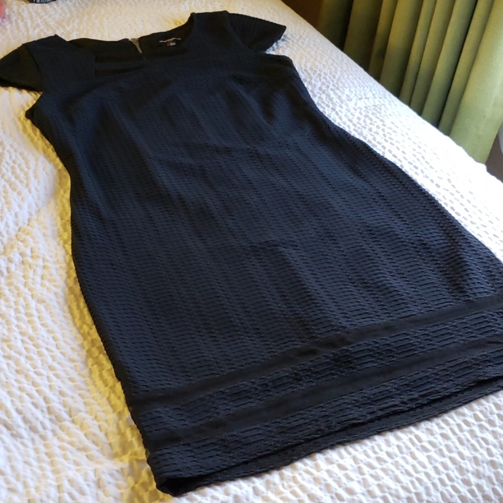 Little Black Dress Sheer Fashion! Sharagano